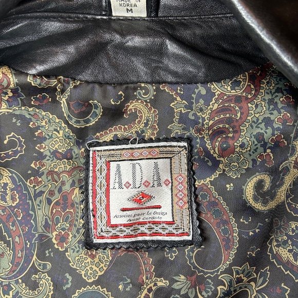 Do It With Passion Leather Jacket (A.D.A.Brand) - Picture 3 of 7